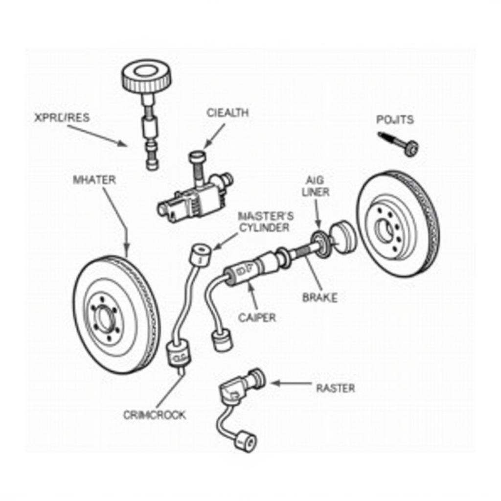 Acura RDX Brake System Components