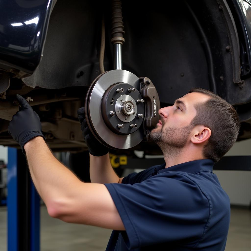 Professional Inspection of a 2003 Acura TL Brake System