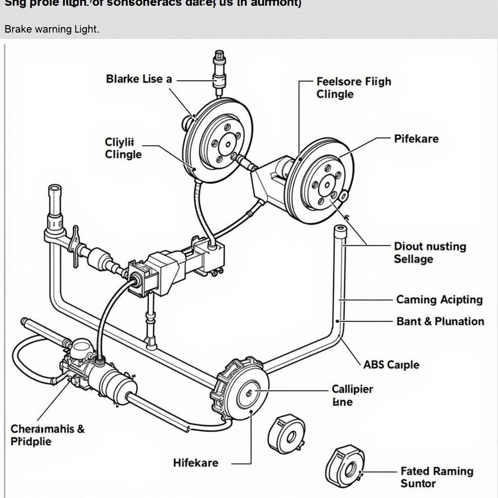 Audi A3 Brake System Diagram