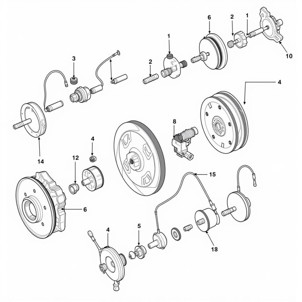 Audi A4 B5 Brake System Diagram