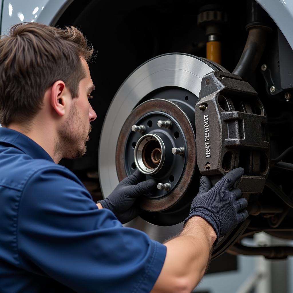 Audi A4 Brake System Inspection