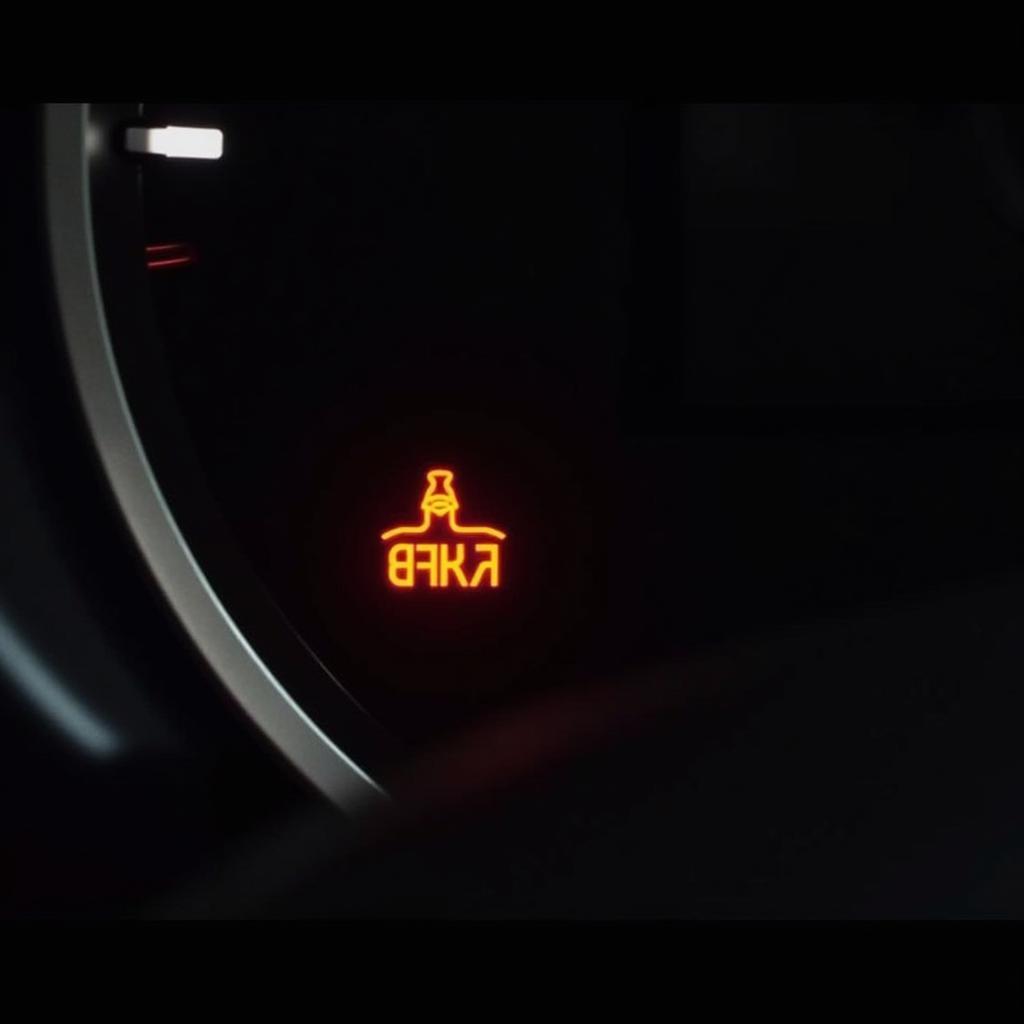 Audi Brake Pad Warning Light on Dashboard