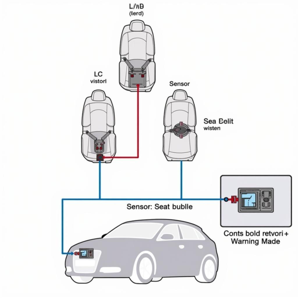 Audi Seat Belt Warning System Diagram