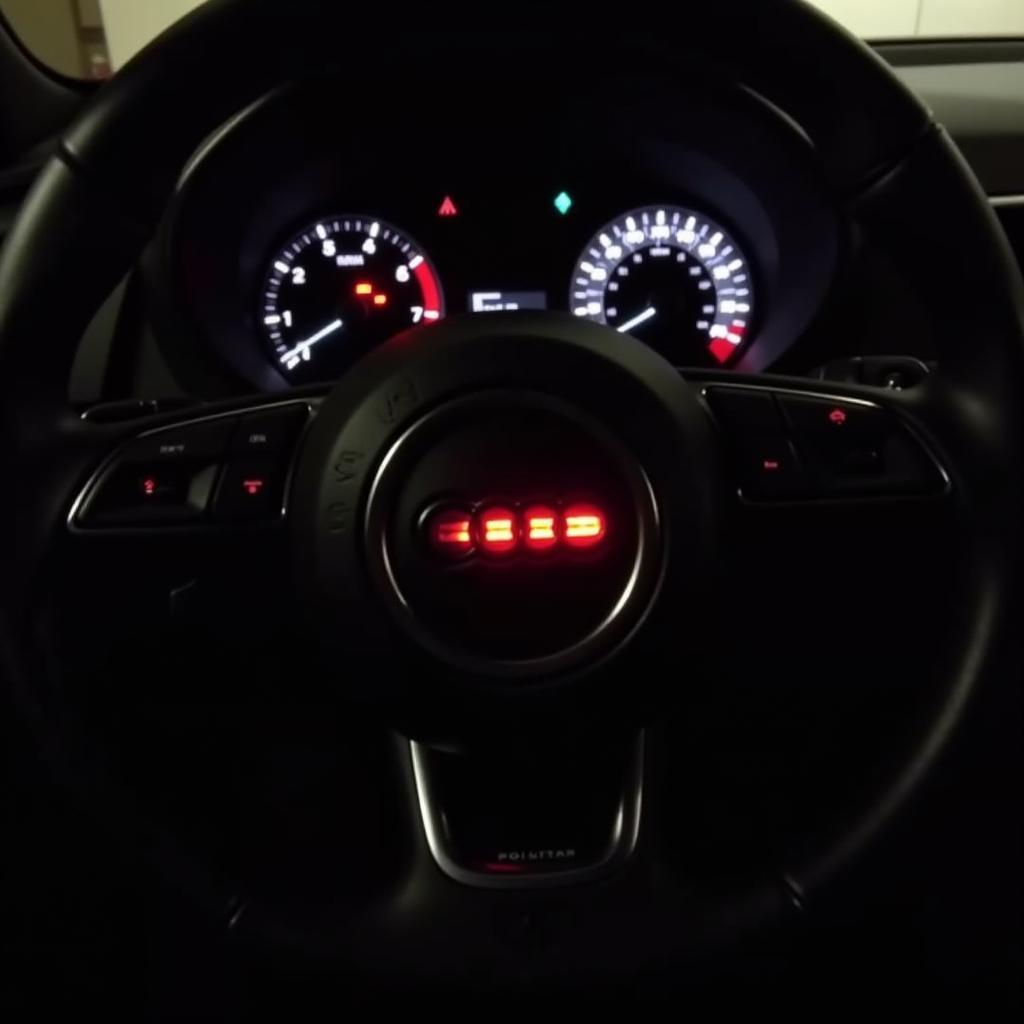 Audi TT brake warning light on dashboard