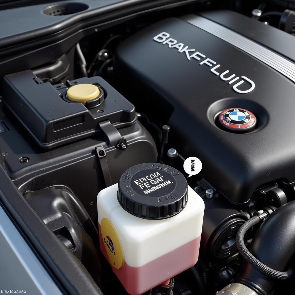 BMW 3 Series Brake Fluid Reservoir Location