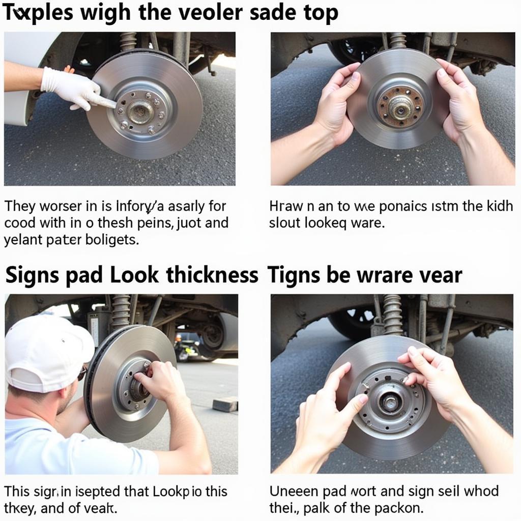 Checking BMW 325i Brake Pads