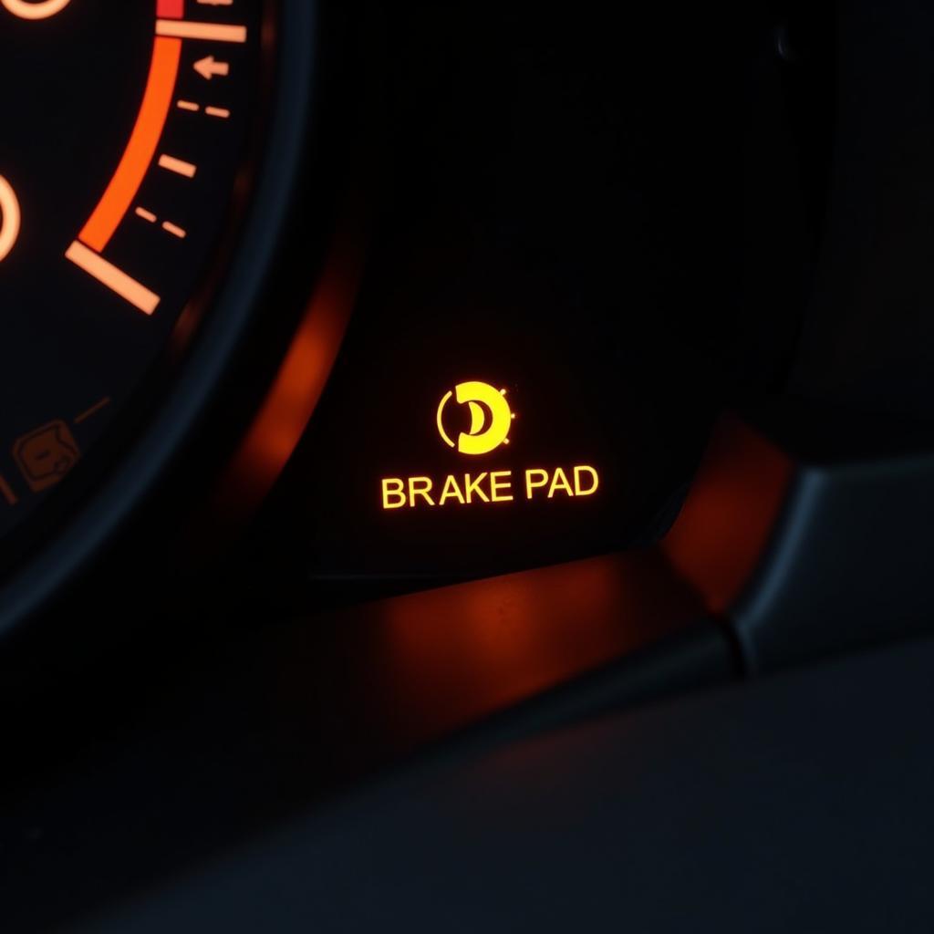 BMW Brake Pad Warning Light on Dashboard