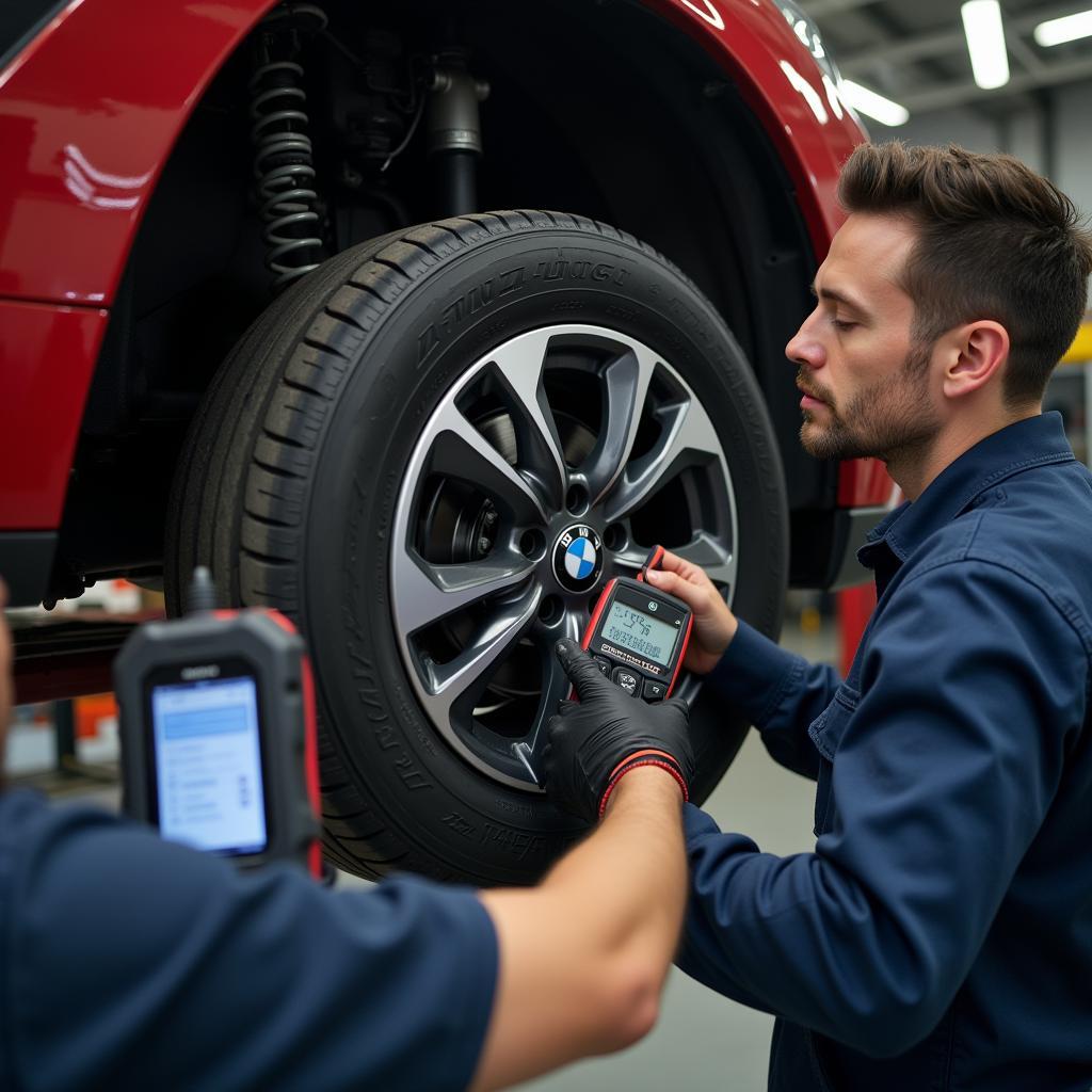 Diagnosing BMW Brake Warning Light