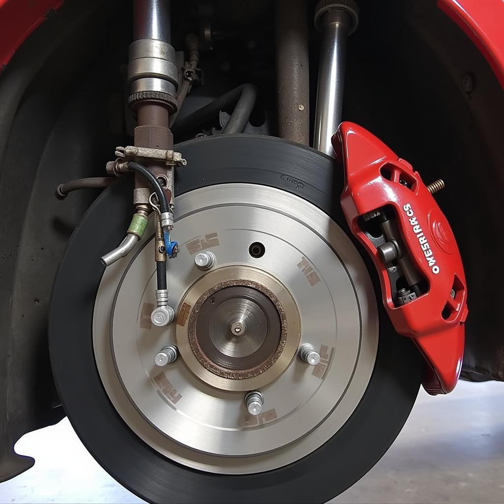 Inspecting the Brake System of a BMW E46