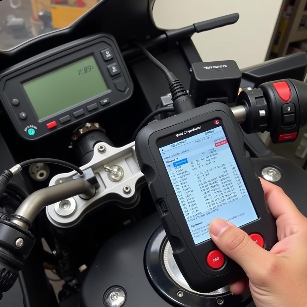 Using a Diagnostic Tool on a BMW R1200 GS