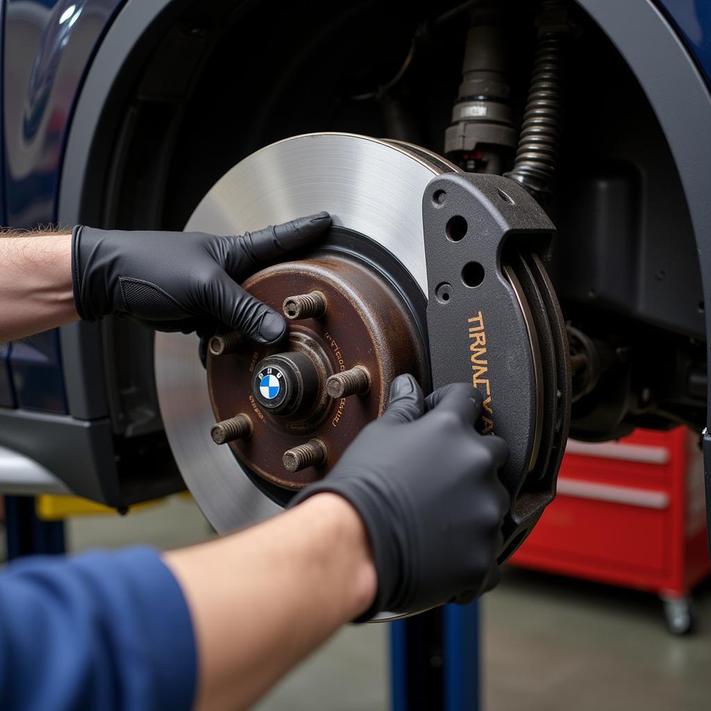 BMW X1 Brake Pad Replacement