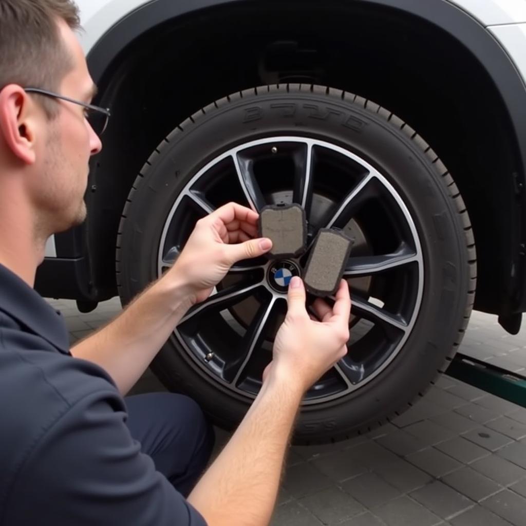 Replacing Brake Pads on a BMW X5