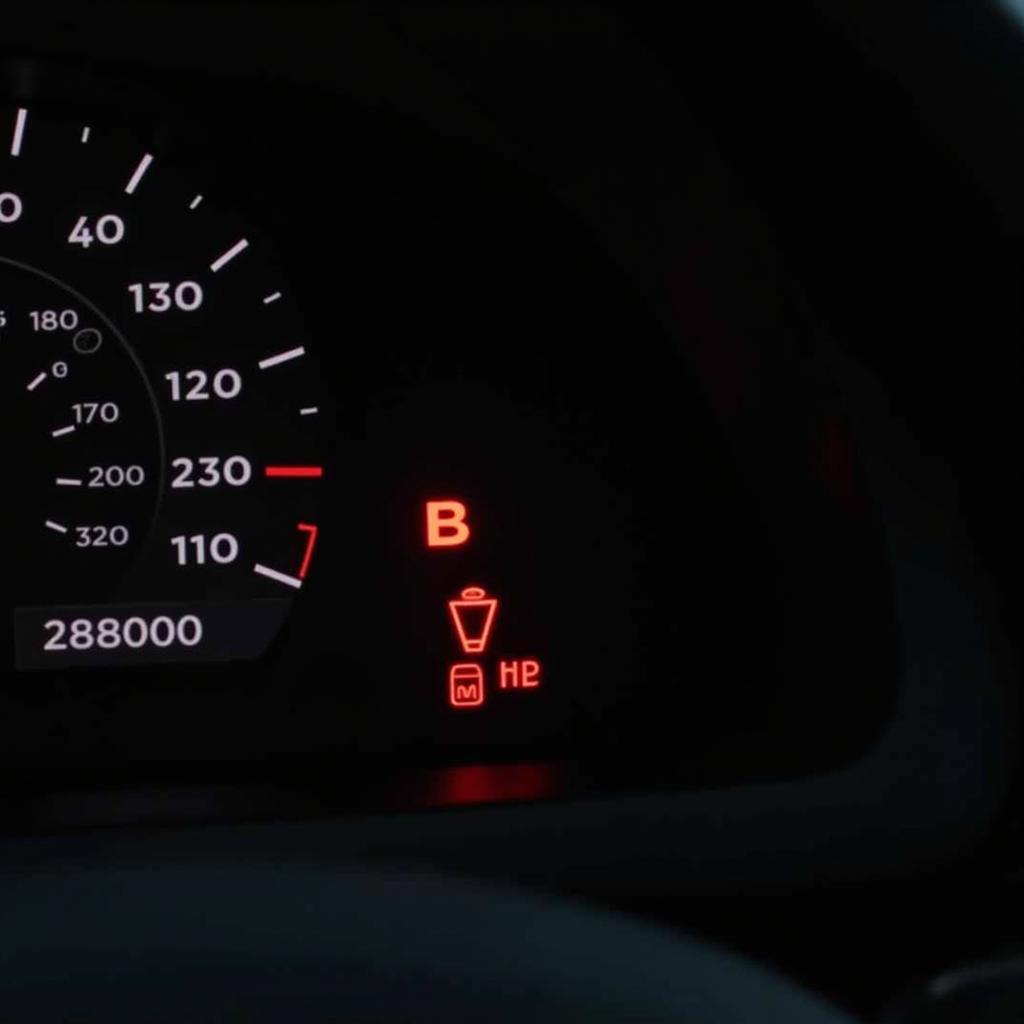 BMW X5 Brake Pad Warning Light Display