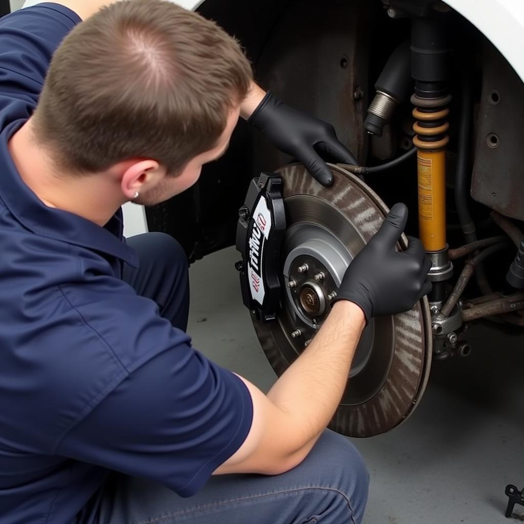 Replacing BMW Z4 Brake Pads