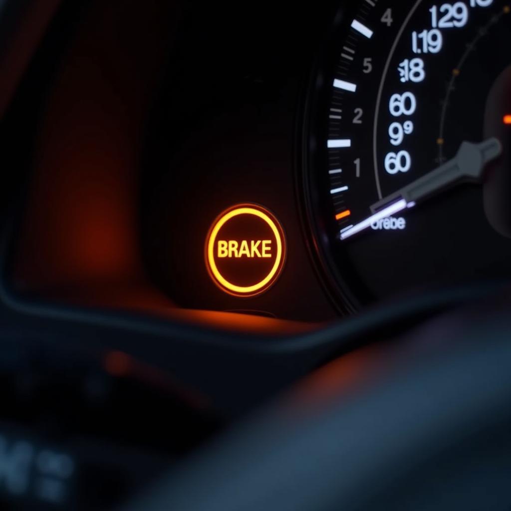 Brake Assist System Warning Light on Dashboard