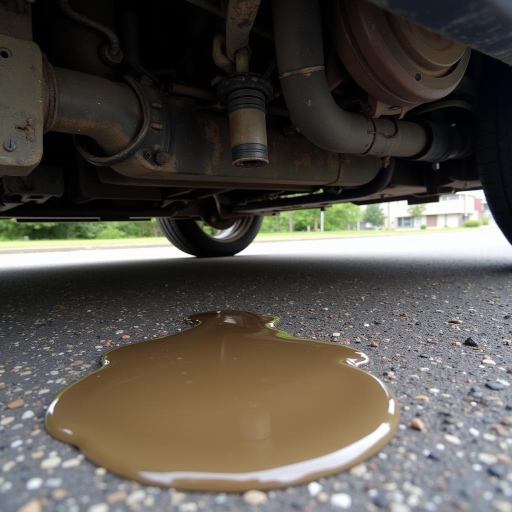 Brake Fluid Leak Under Car