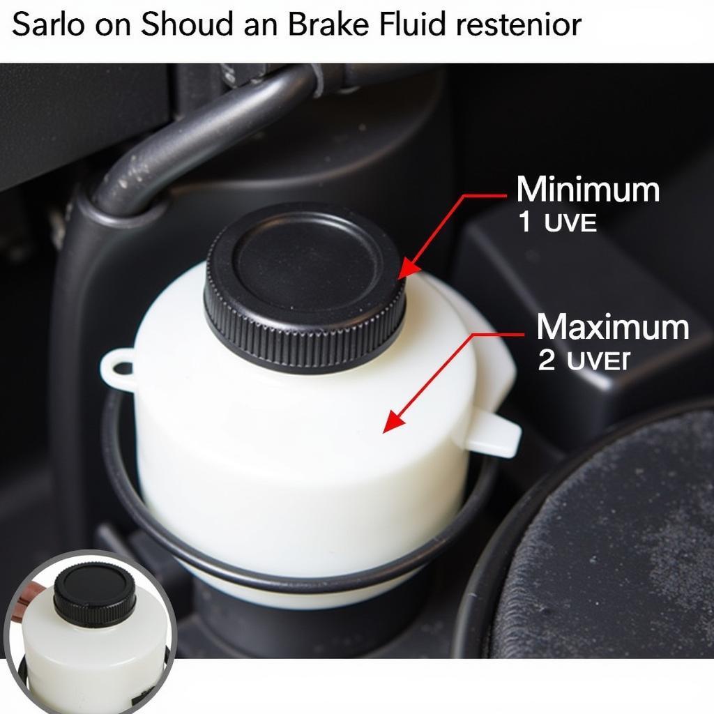 BMW 328i Brake Fluid Reservoir