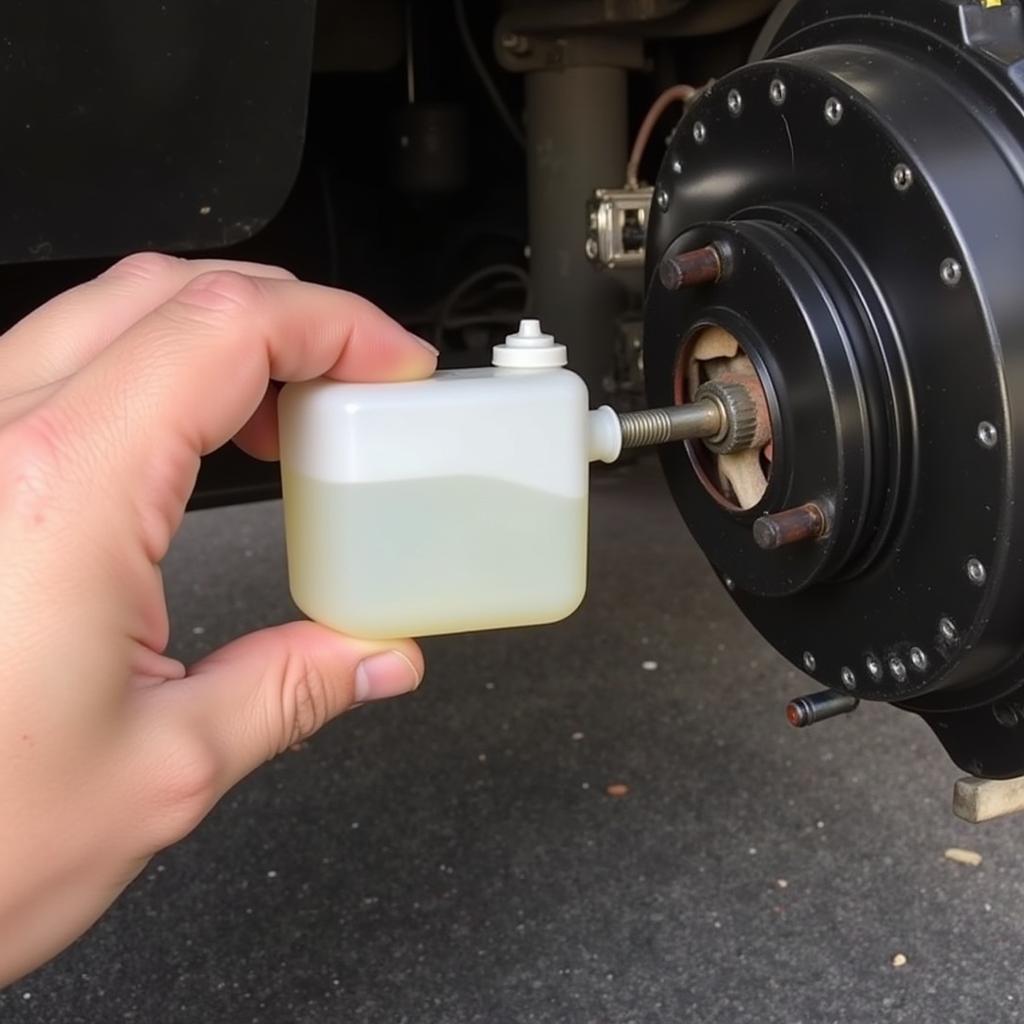 Checking Brake Fluid Level in a 1991 K3500