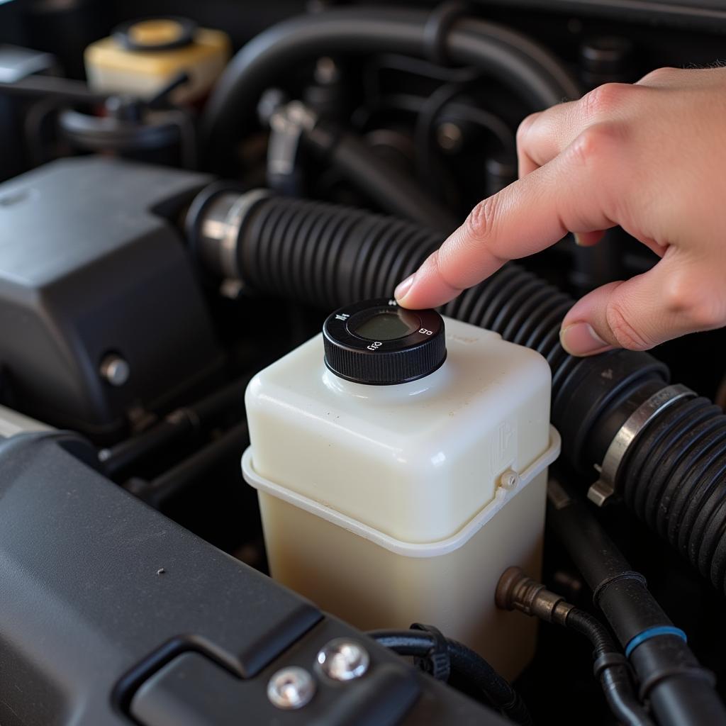 Checking Brake Fluid Reservoir