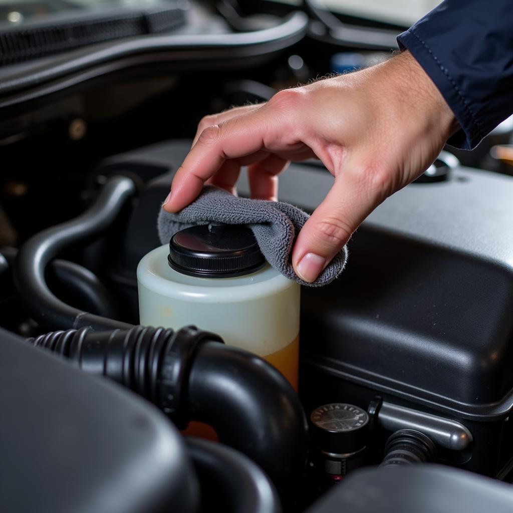 Checking Brake Fluid Level