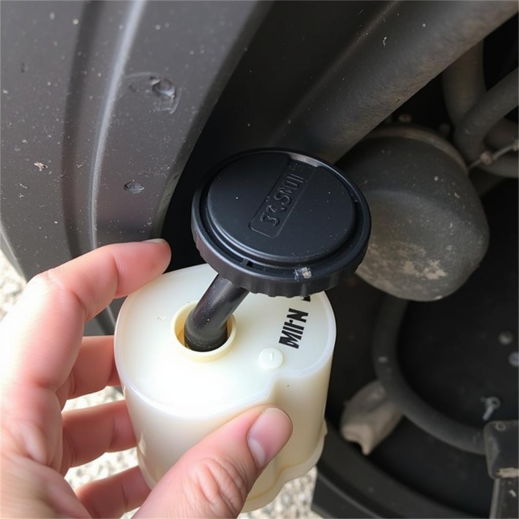 Checking Brake Fluid Level