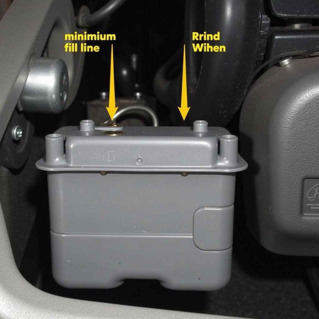 2009 Prius Brake Fluid Reservoir