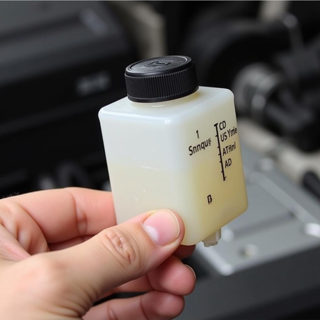 Checking Brake Fluid Reservoir Level