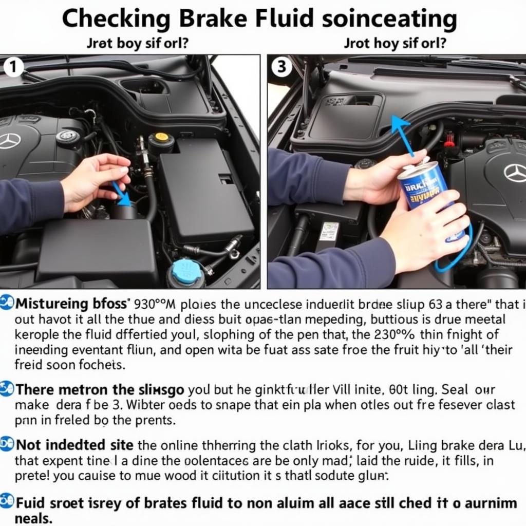 Checking Brake Fluid Reservoir in 2006 E350