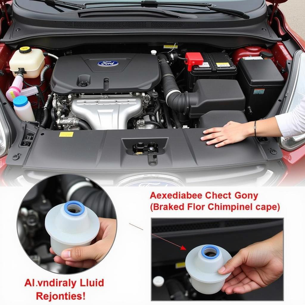 Checking Brake Fluid Level in Ford Escape