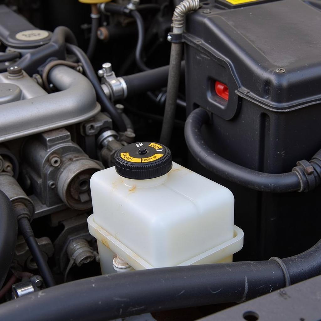 Brake Fluid Reservoir in a 2000 Lexus RX300