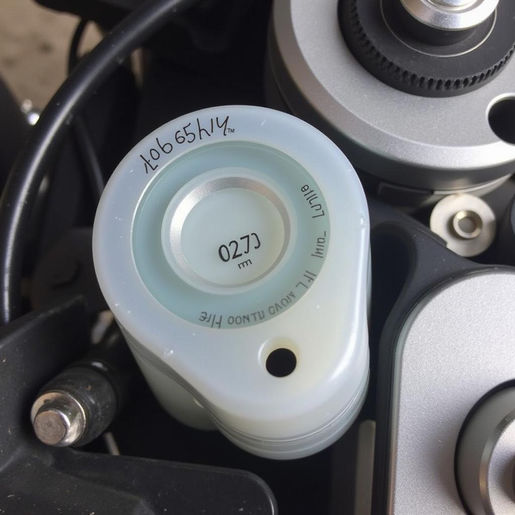 Low Brake Fluid Level in a BMW R1200GS