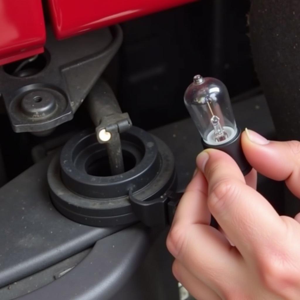 Replacing a Dodge 1500 Brake Light Bulb