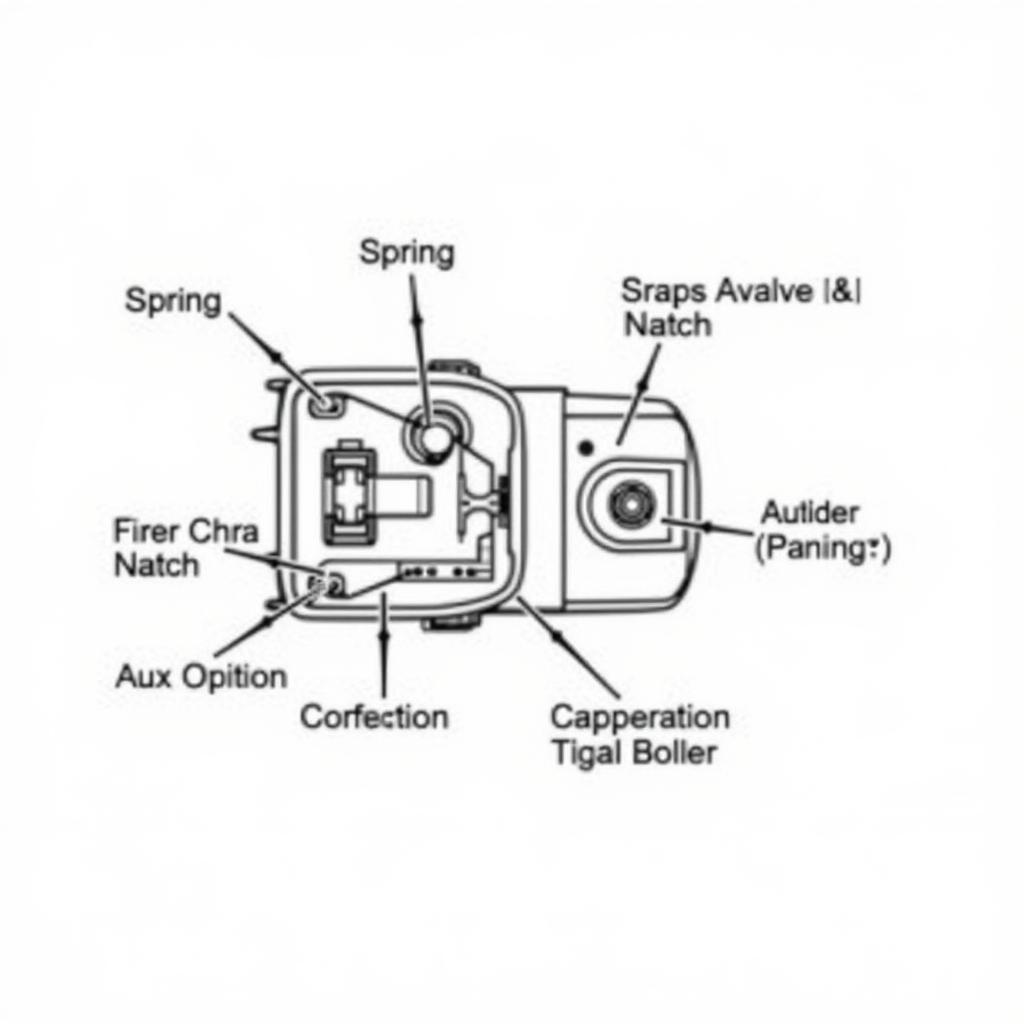 Diagram of a Brake Light Combination Switch