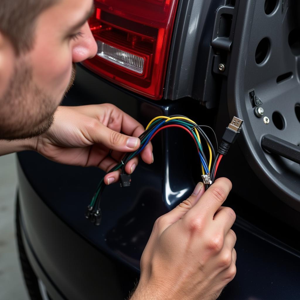 Inspecting Brake Light Wiring