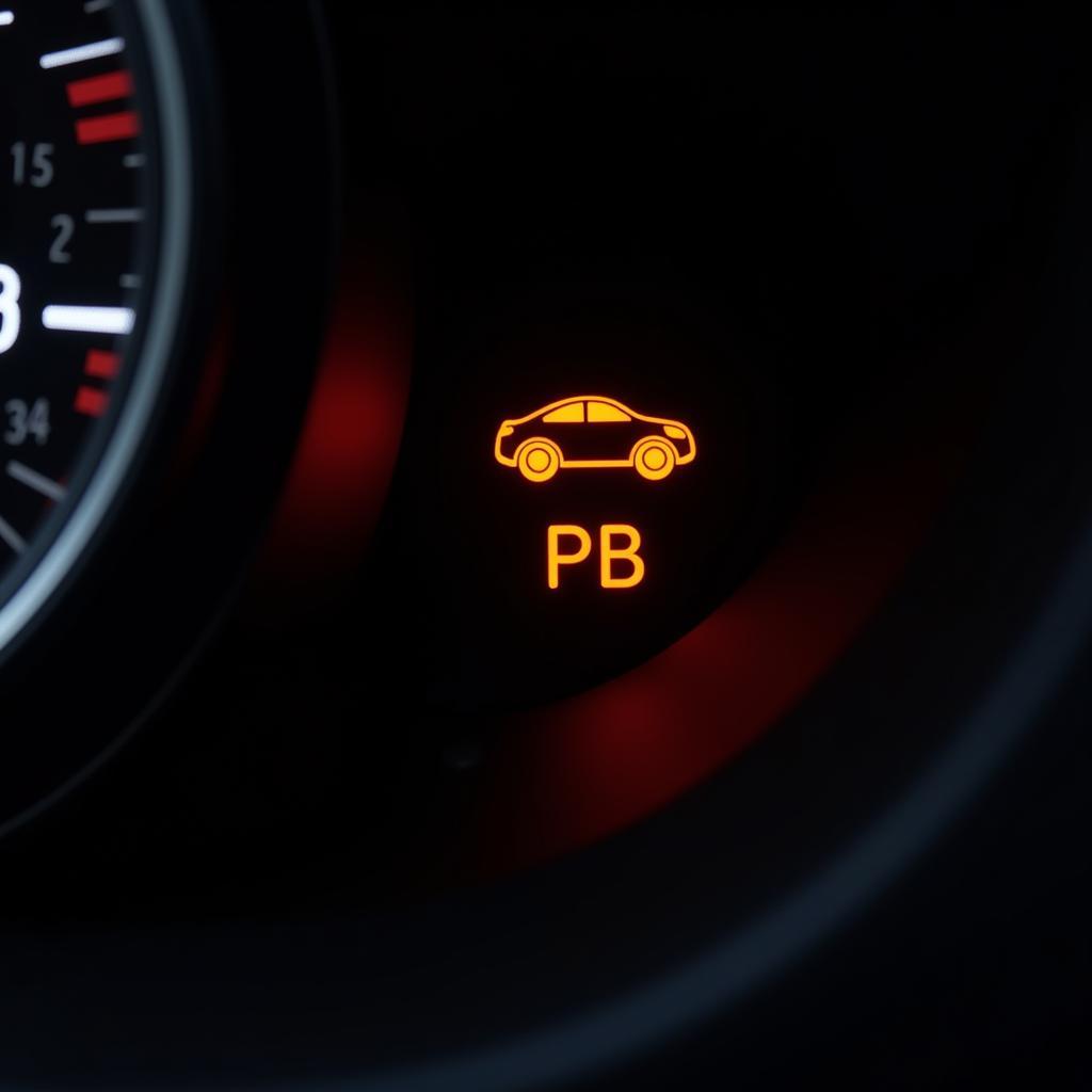 Brake Pad Warning Light on Dashboard