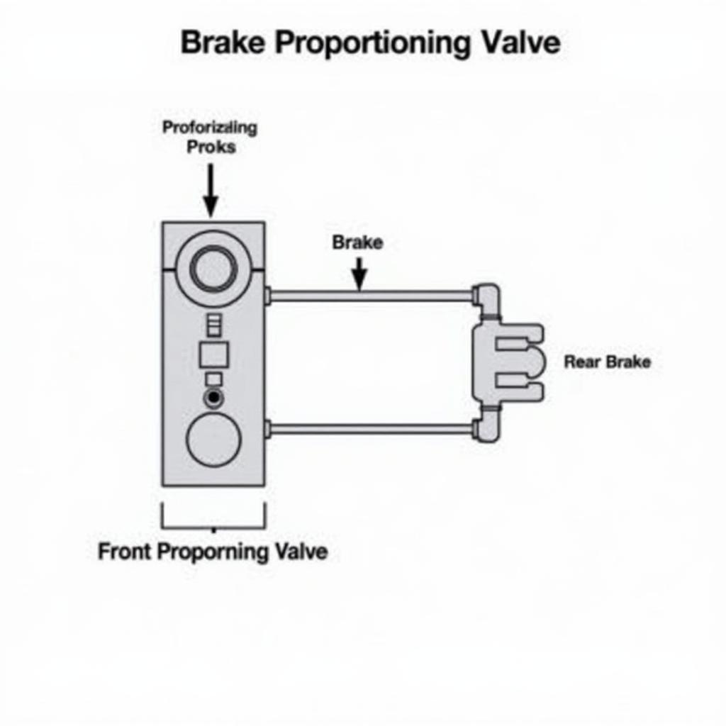 Brake Proportioning Valve Diagram