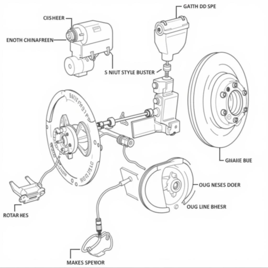 Components of Jeep Grand Cherokee Brake System