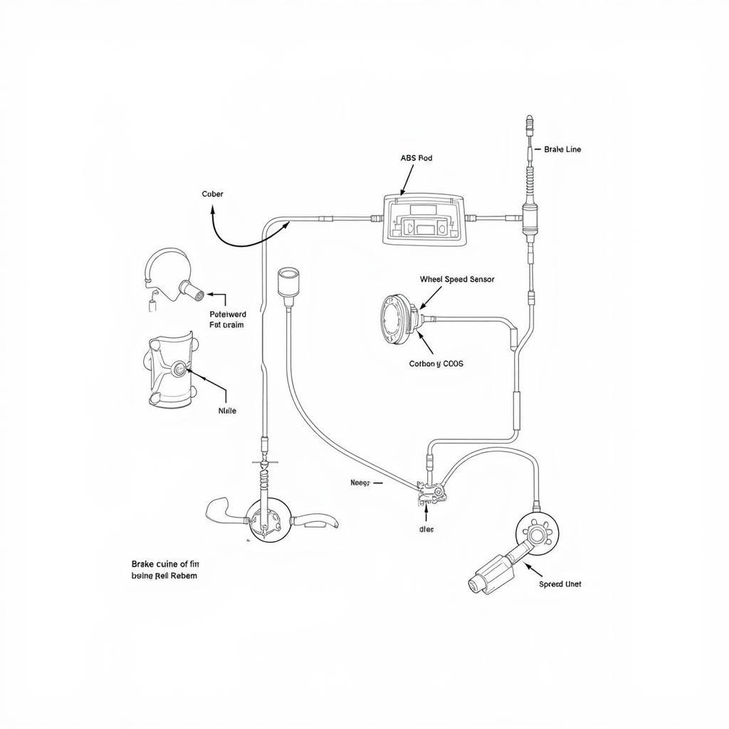 Components of a Jeep Compass Brake System