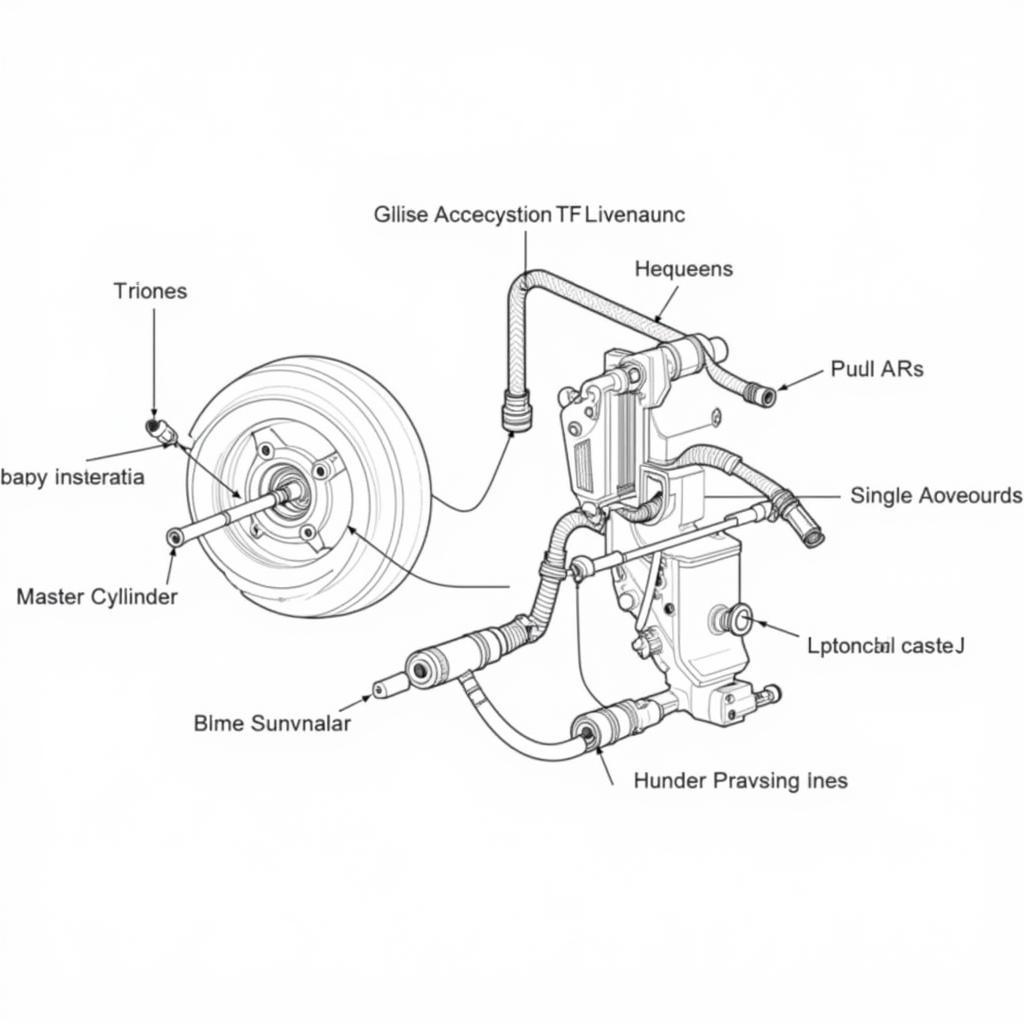 Car Brake System Diagram