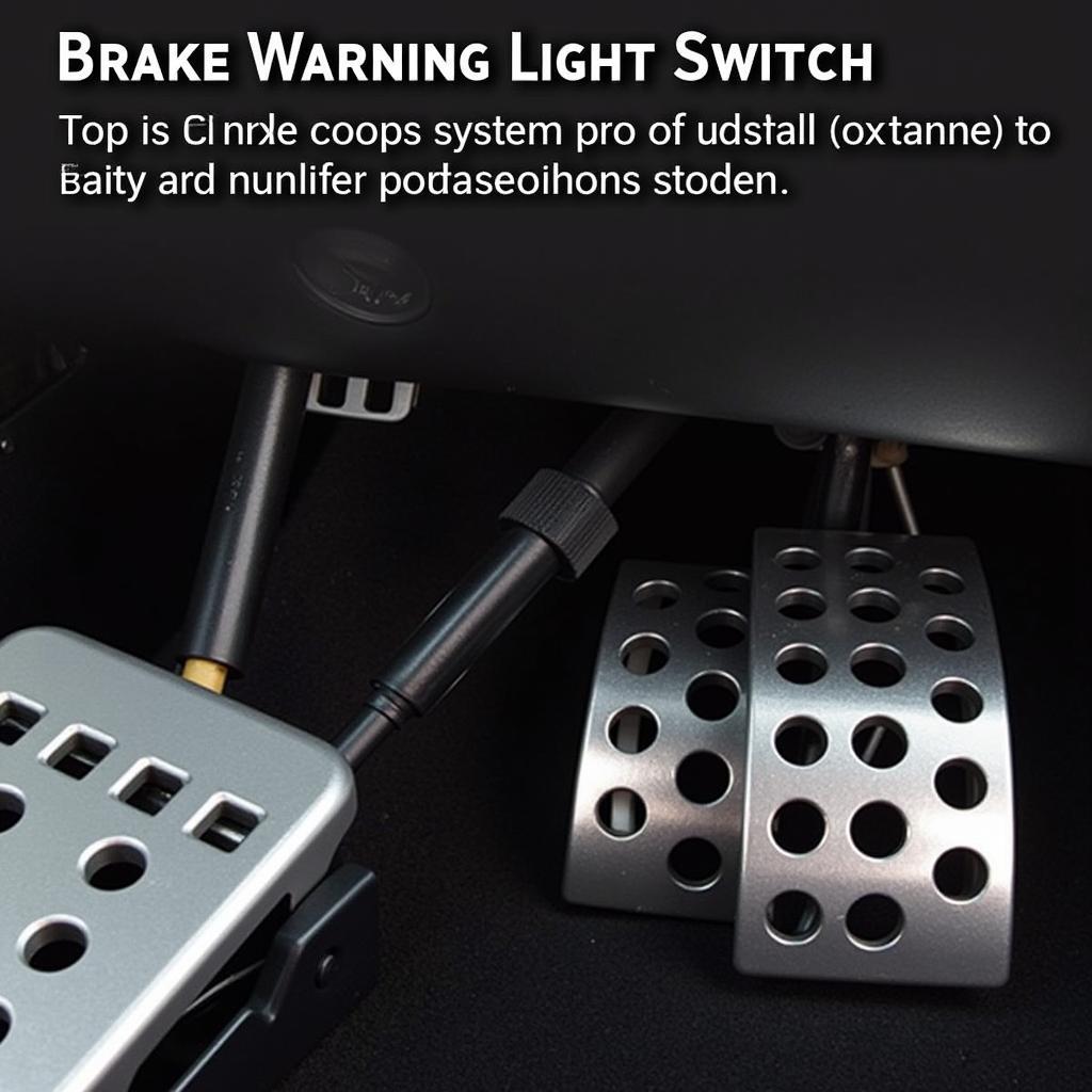 Brake Warning Light Switch Location