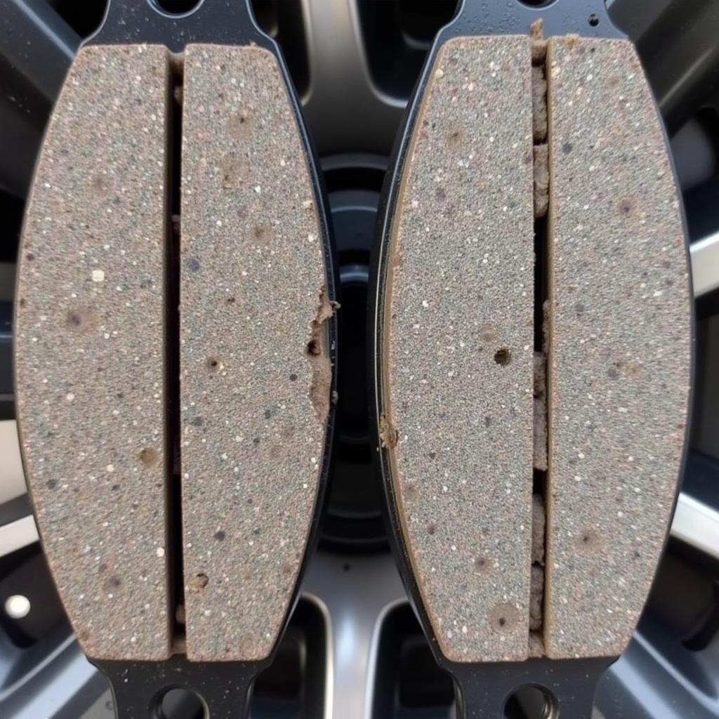 Worn Brake Pads on a Buick Lacrosse