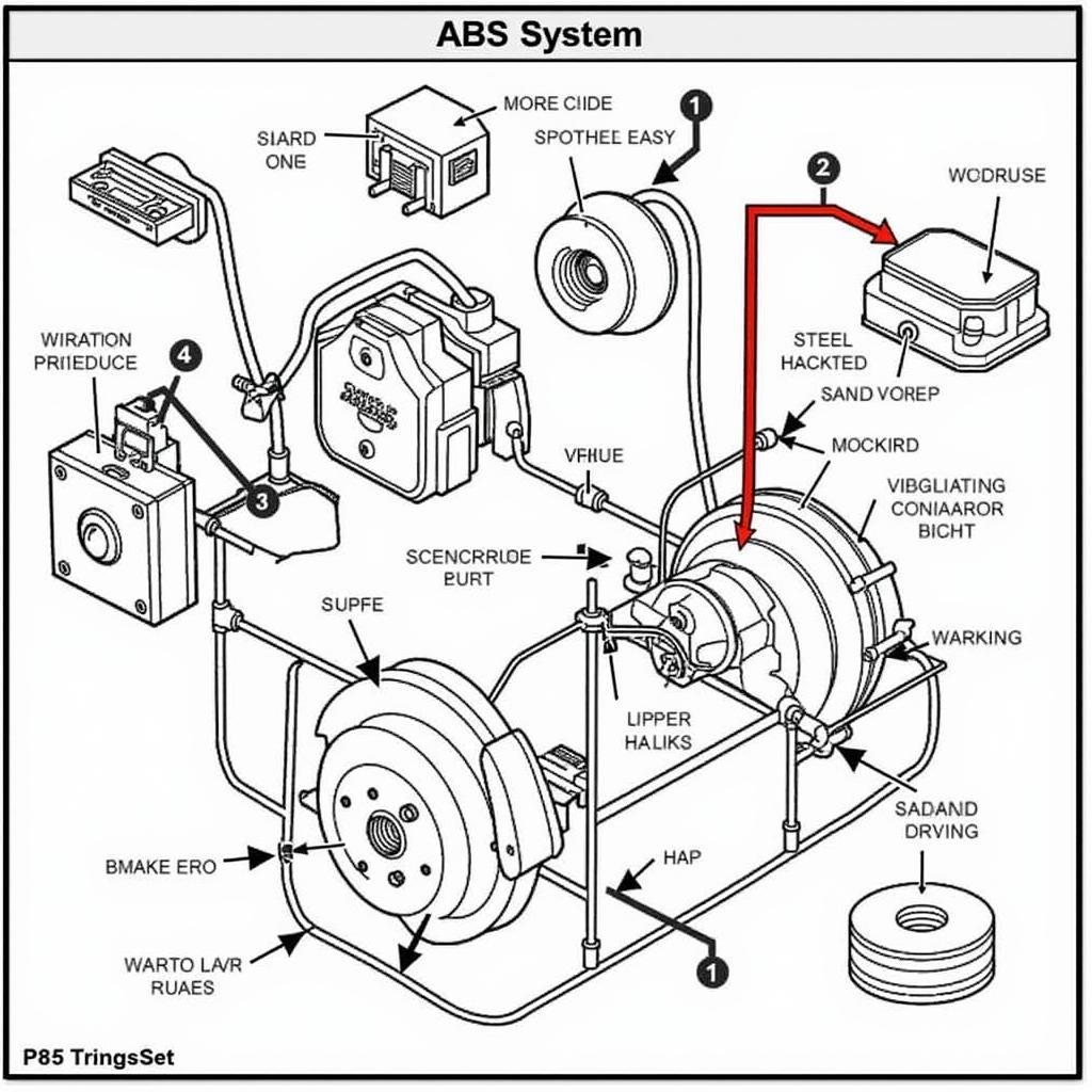 Buick Rendezvous ABS System Diagram