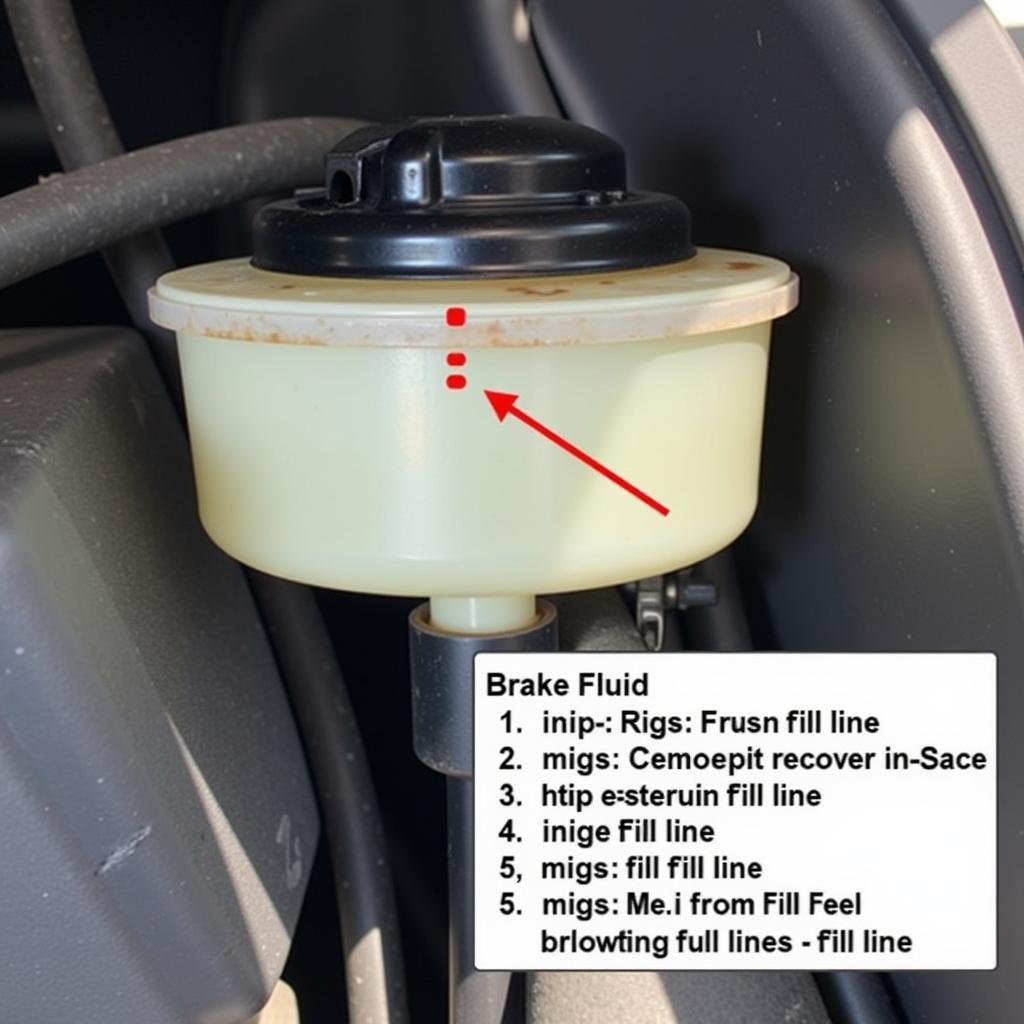 Buick Rendezvous Brake Fluid Reservoir