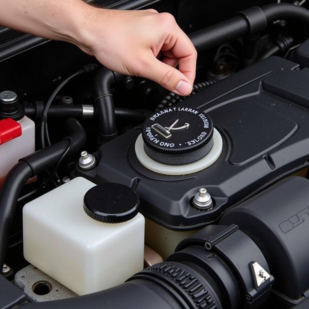 Checking Brake Fluid in a Ford