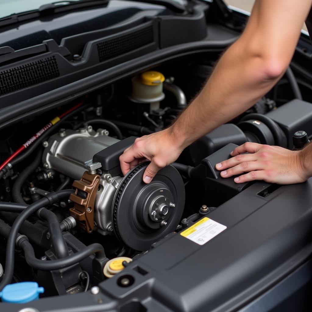 Checking Brake Fluid in a Nissan Xterra