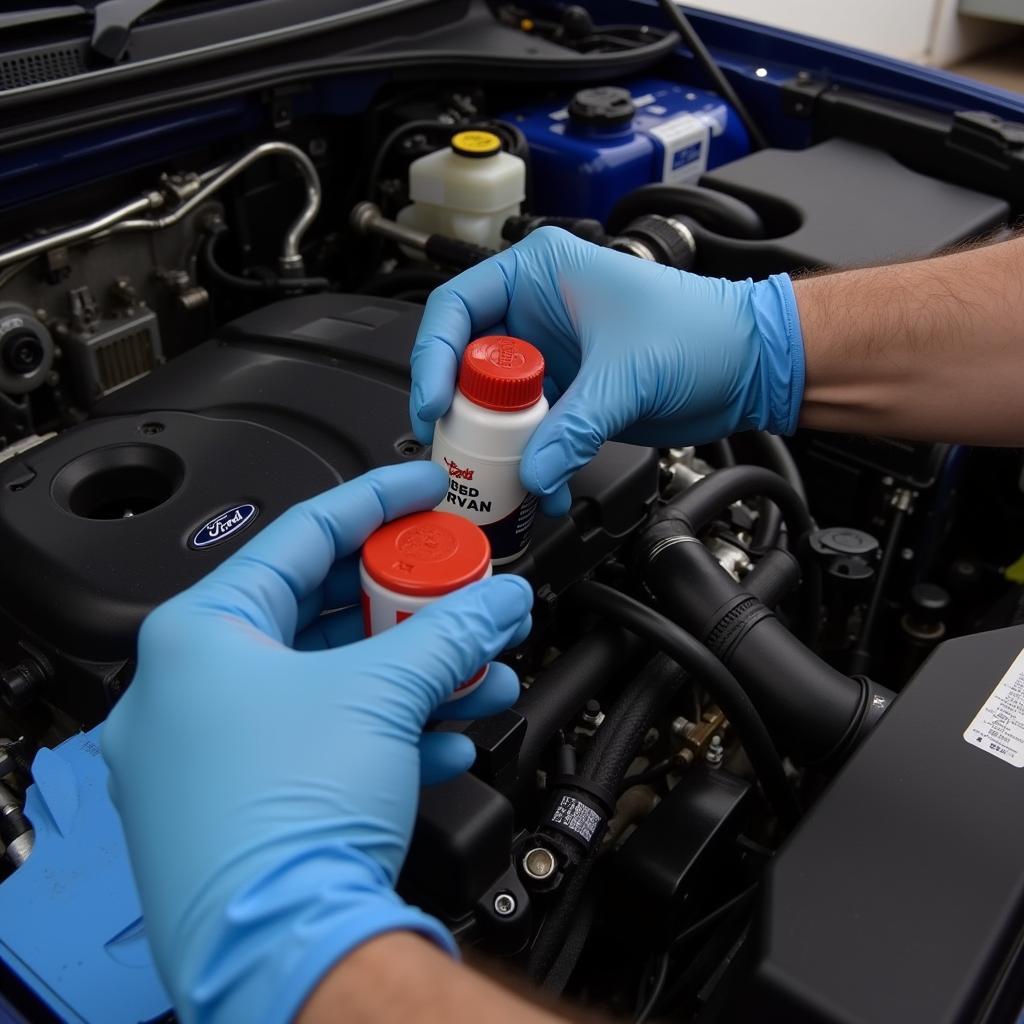 Checking Brake Fluid Level in a Ford Focus ST