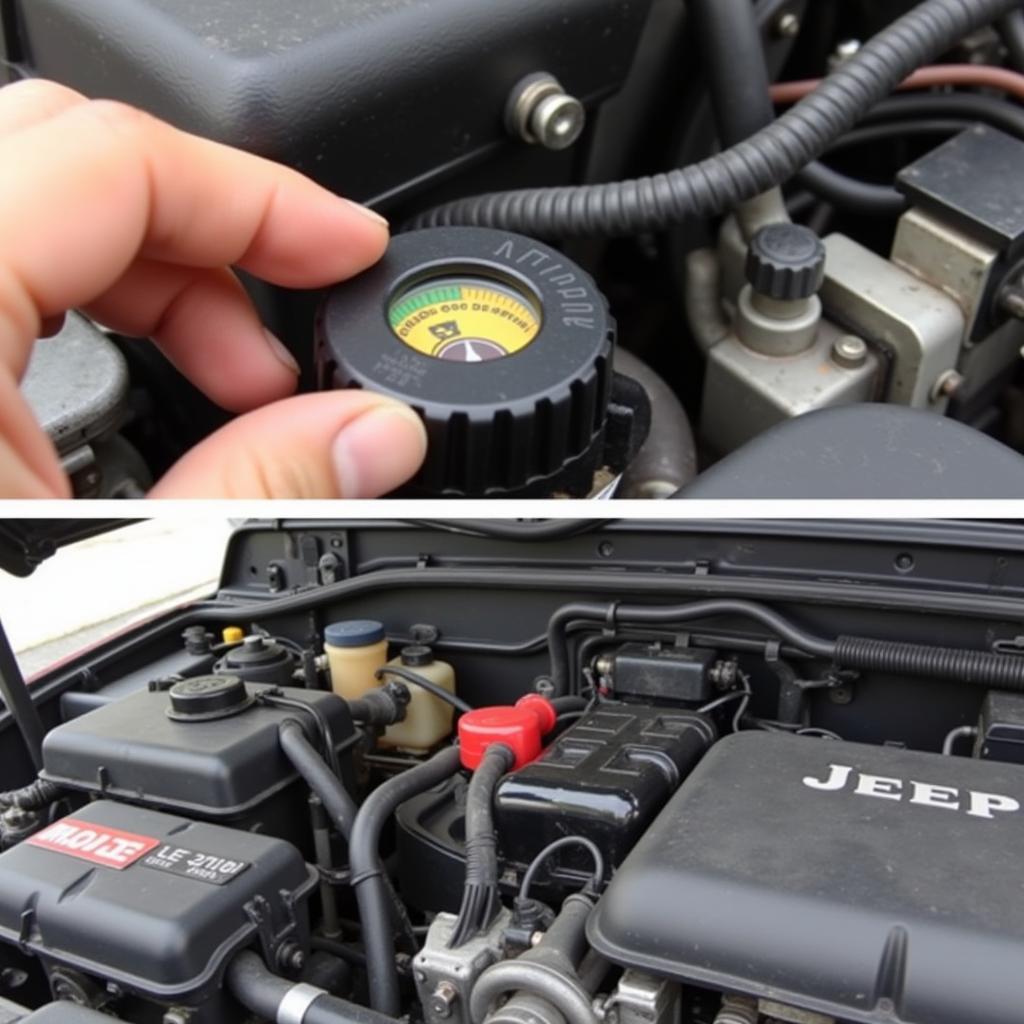 Checking Brake Fluid Level in a Jeep TJ