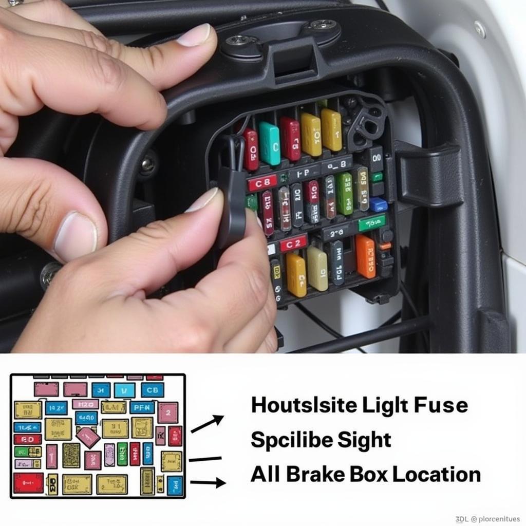 Checking the Brake Light Fuse on a 1999 Dodge Dakota