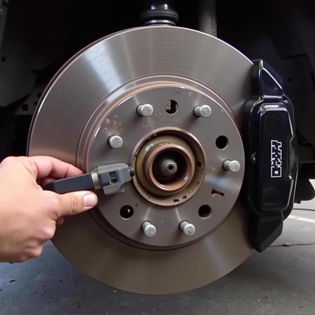 Checking Tacoma Brake Pads