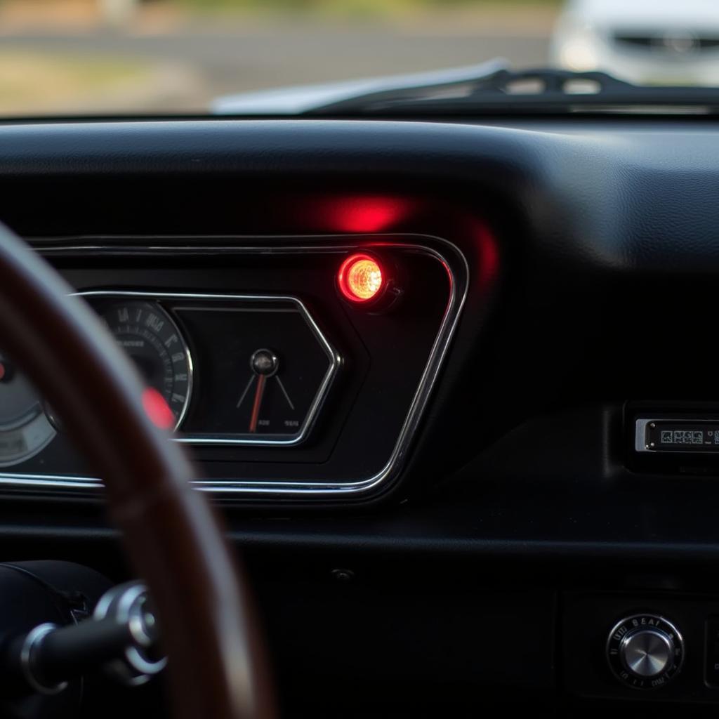 Seat Belt Warning Light in a Classic Car